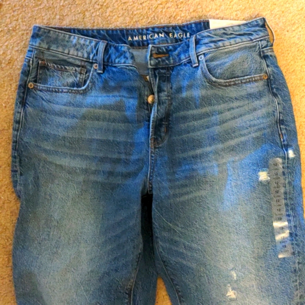 American Eagle tomgirl jeans size 12 extra long